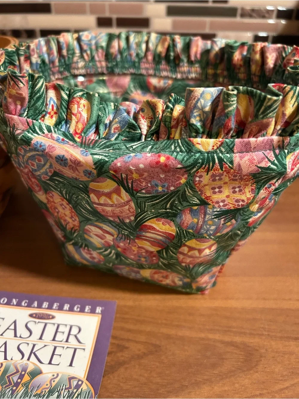 Vintage Longaberger Easter Basket with Liner